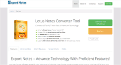 Desktop Screenshot of lotusnotesconverter.com