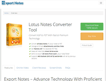 Tablet Screenshot of lotusnotesconverter.com